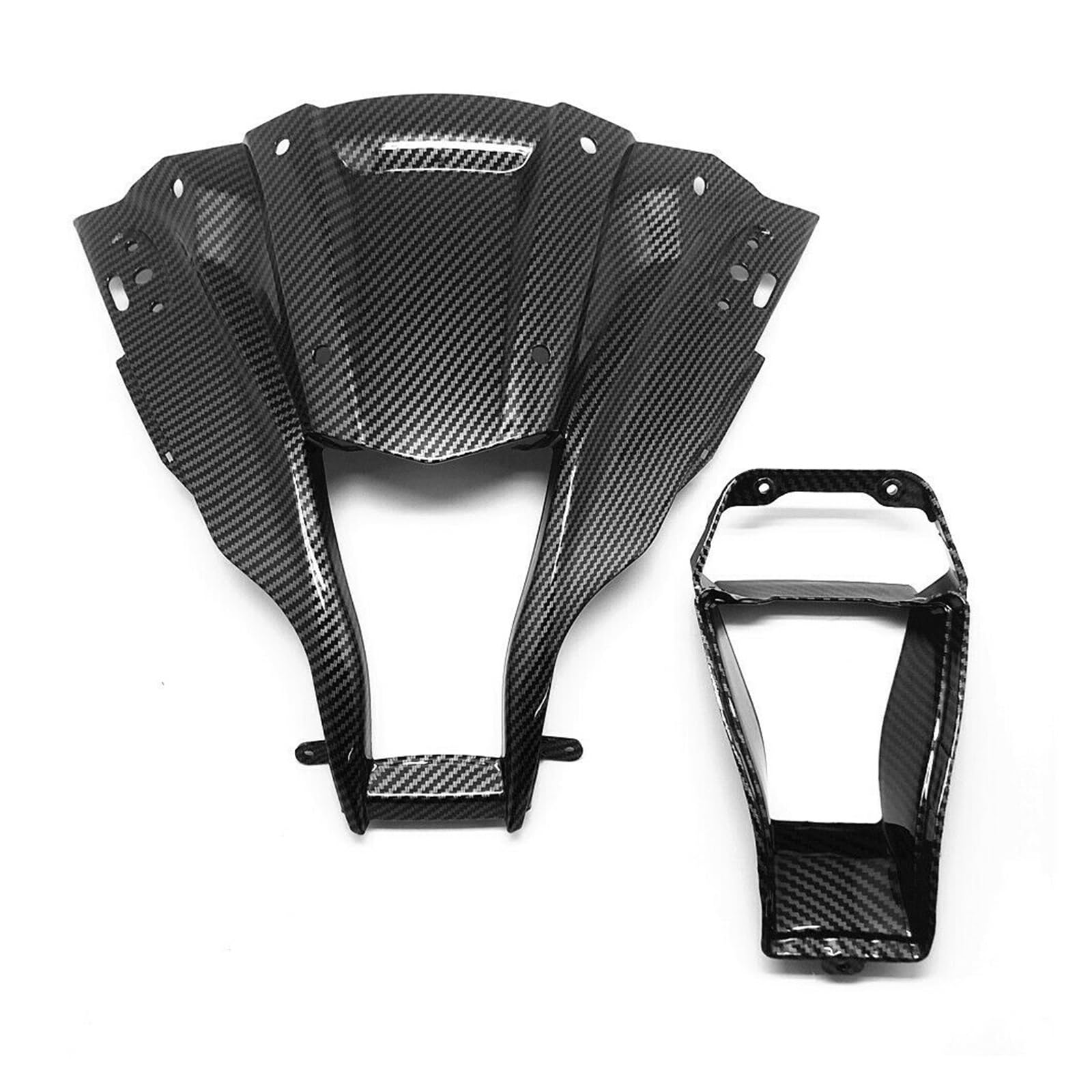 Carbon Fiber Upper&Inter Front Center Nose Fairing Compatible With KAWASAKI NINJA ZX-10R 2011 2012 2013 2014 2015 von KRALPOTIX