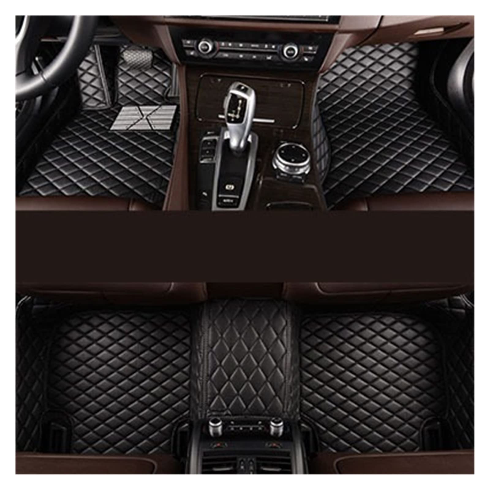 Custom Car Floor Mats Compatible With Peugeot All Model 4008 RCZ 308 508 206 307 207 301 3008 2008 408 5008 607 Auto Styling(All black) von KRALPOTIX