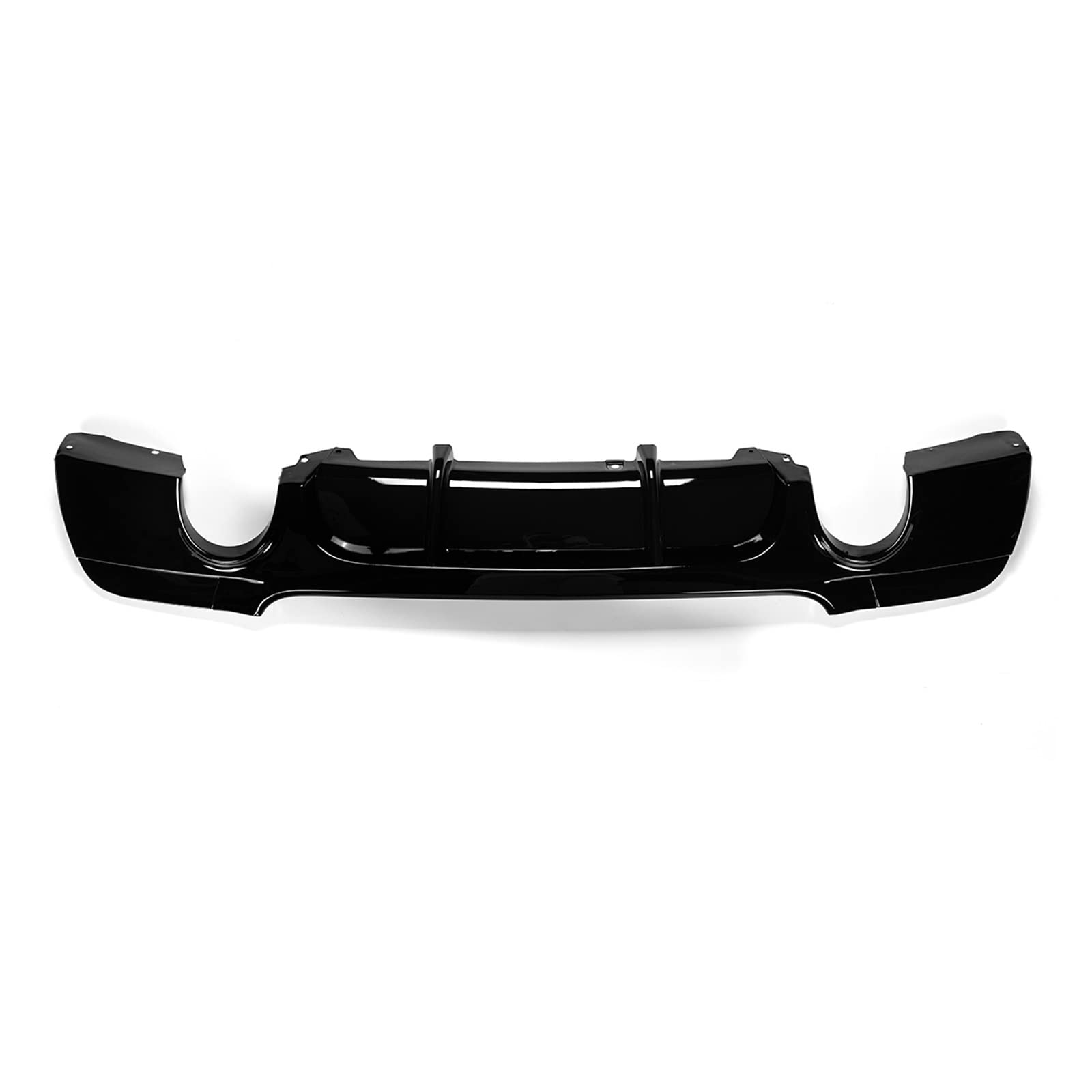 E92 E93 Rear Bumper Diffuser Lip Spoiler Body Kit Compatible With M/W E92 E93 325i M Sport 2007-2013 Rear Bumper Protector Cover Trim(Glossy Black) von KRALPOTIX