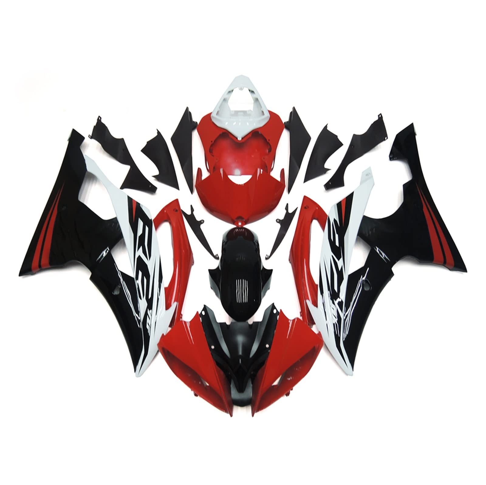 Fairing Injection Mold Kits Compatible With YAMAHA YZF R6 2008 2009 10 2011 12 13 15 16 Fairings Bodywork YFZ-R6 08 09 10 11-16(NX200 2019) von KRALPOTIX