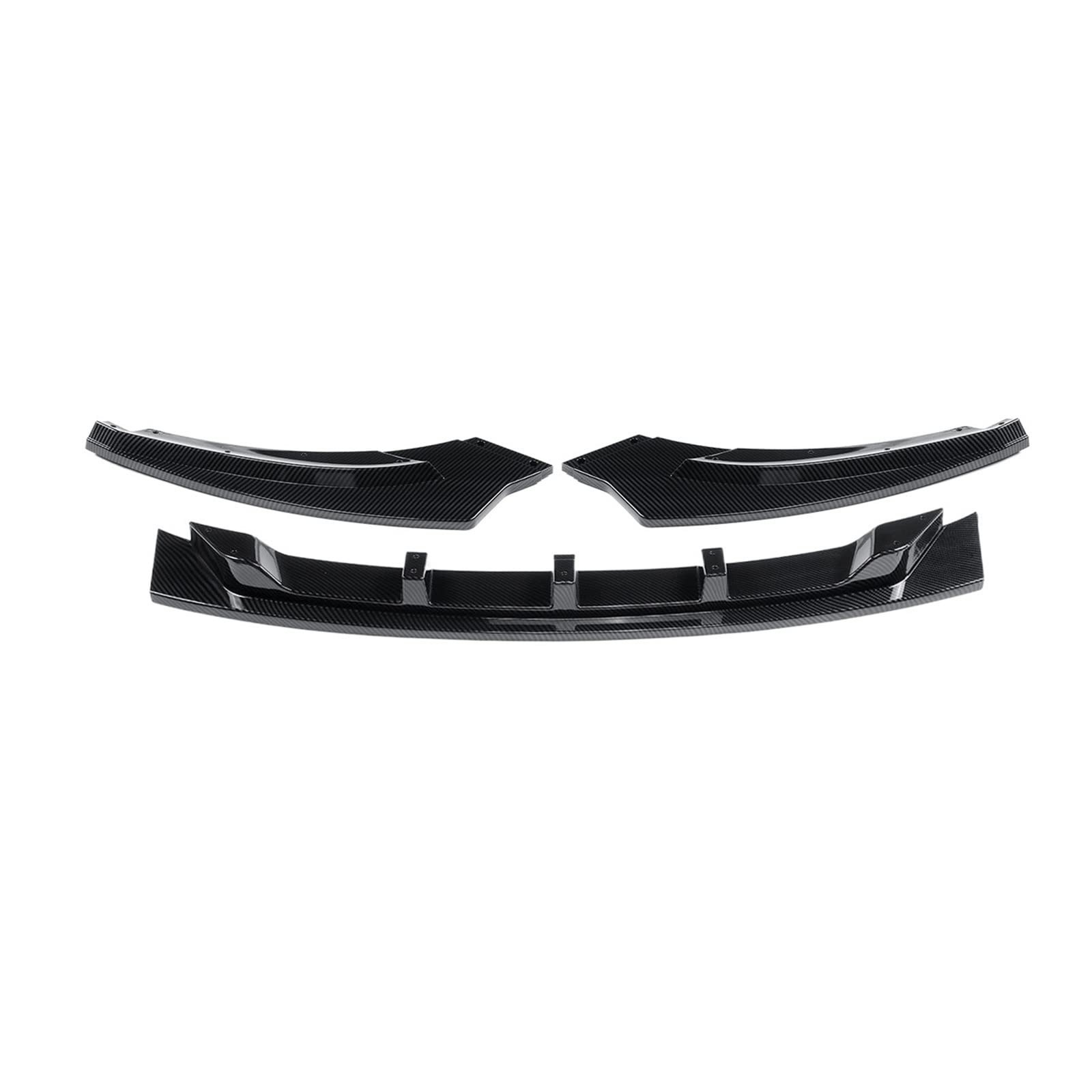 Front Bumper Lip Chin Bumper Body Kits Splitter Replace/Add-on Compatible With VW Golf MK5 GTI 2003 2004 2005 2006 2007 2008(Replace-Carbon) von KRALPOTIX