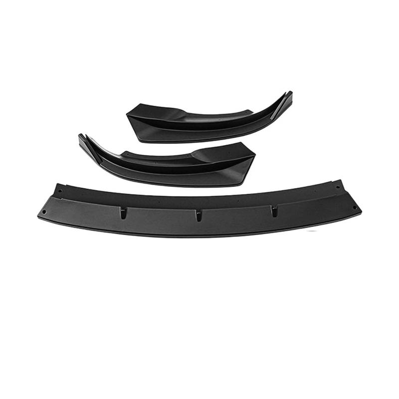 Front Bumper Lip Lower Chin Carbon Fiber Body Kit Spoiler Deflector Accessories Compatible With Tesla Model Y/3 2017 2018 2019 2020 2021(Y-Matte Black) von KRALPOTIX