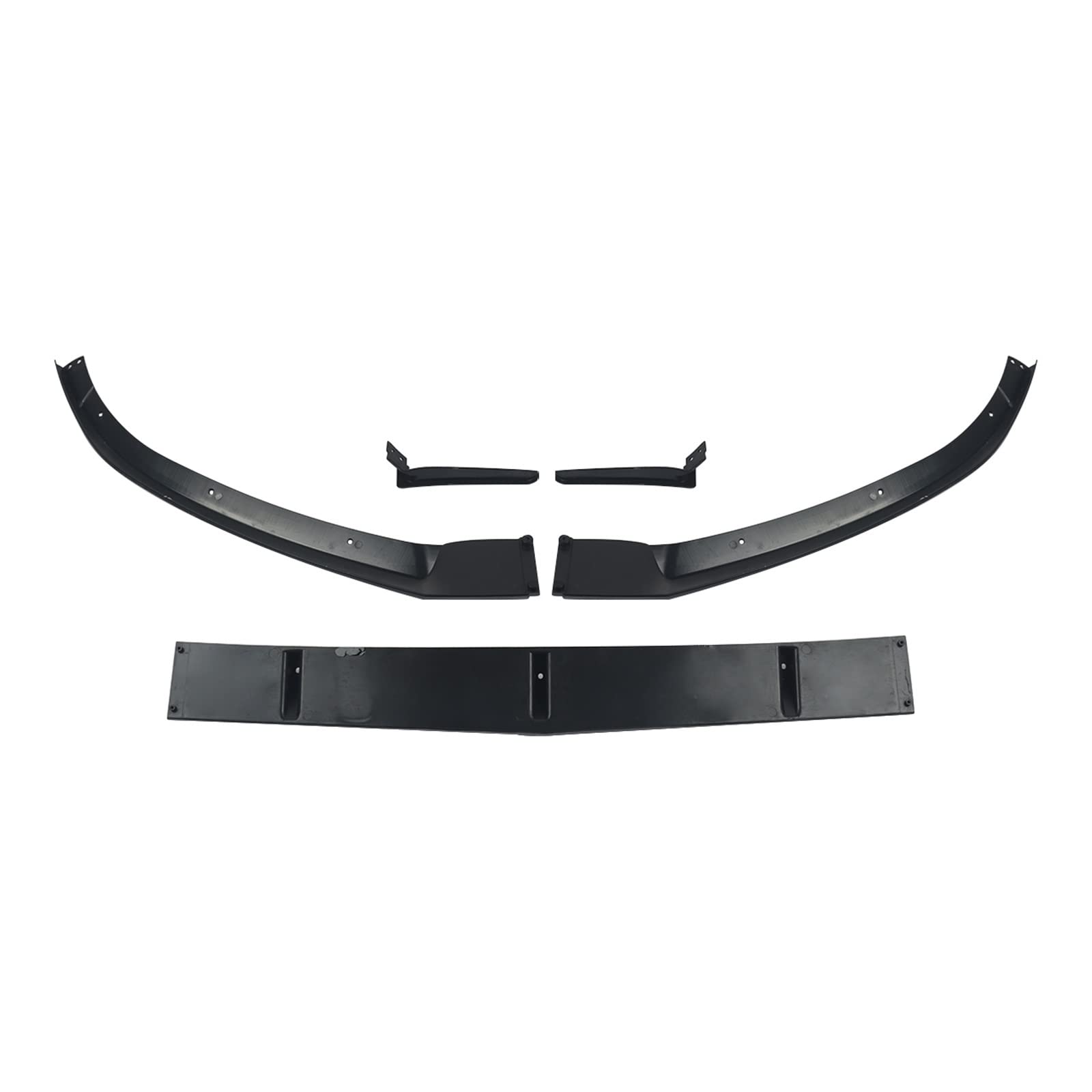 Front Bumper Lip Lower Splitter Cover Trim Compatible With Benz W205 A205 C205 AMG ED1 Spoiler Splitters 2014-2018 3PCS von KRALPOTIX