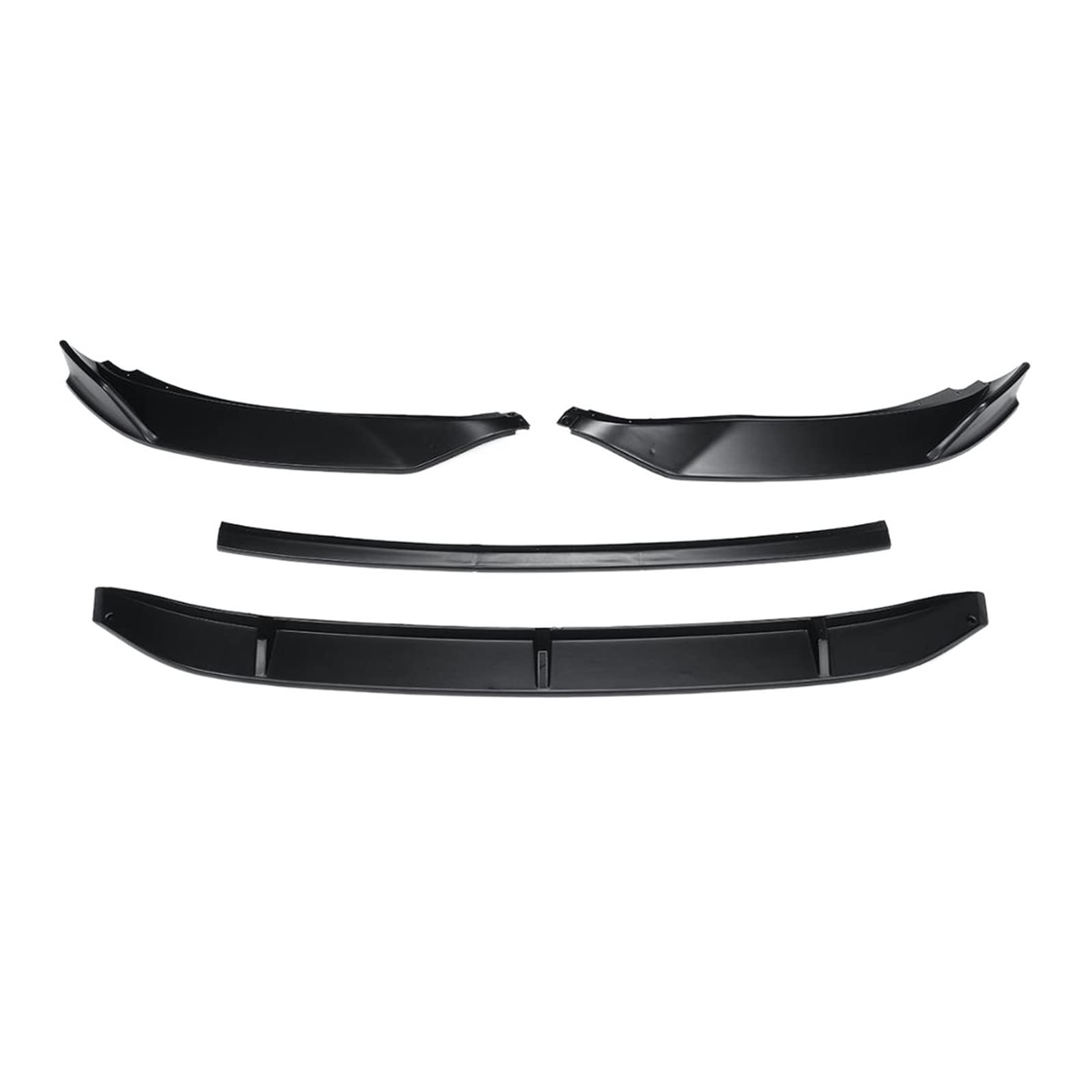 Front Bumper Lip Spoiler Side Splitter Body Kit Guard Deflector Compatible With VW Passat B8 Variant 2017-2018 Accessories(Matte Black) von KRALPOTIX