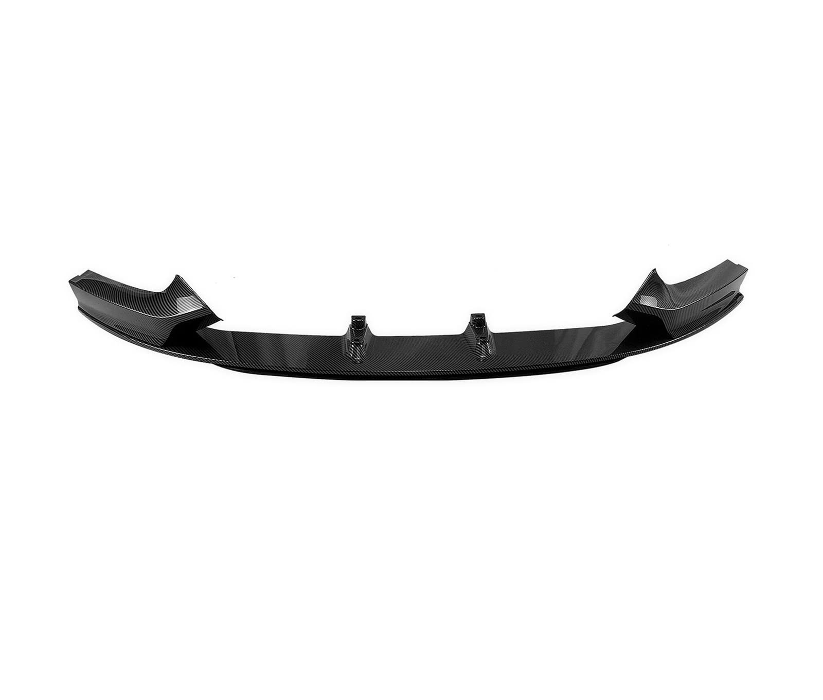 Front Bumper Spoiler Lip Trim Compatible With M/W 2 Series F22 F23 2014-2021 Carbon Fiber Look Lower Body Kit Splitter Guard Plate Blade von KRALPOTIX