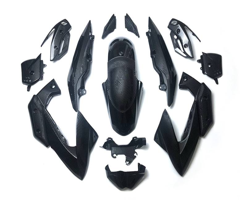 Front Complete Bodywork Fairing Cowls Compatible With XJ6 2009-2012 Carbon Fiber Color 15PCS von KRALPOTIX