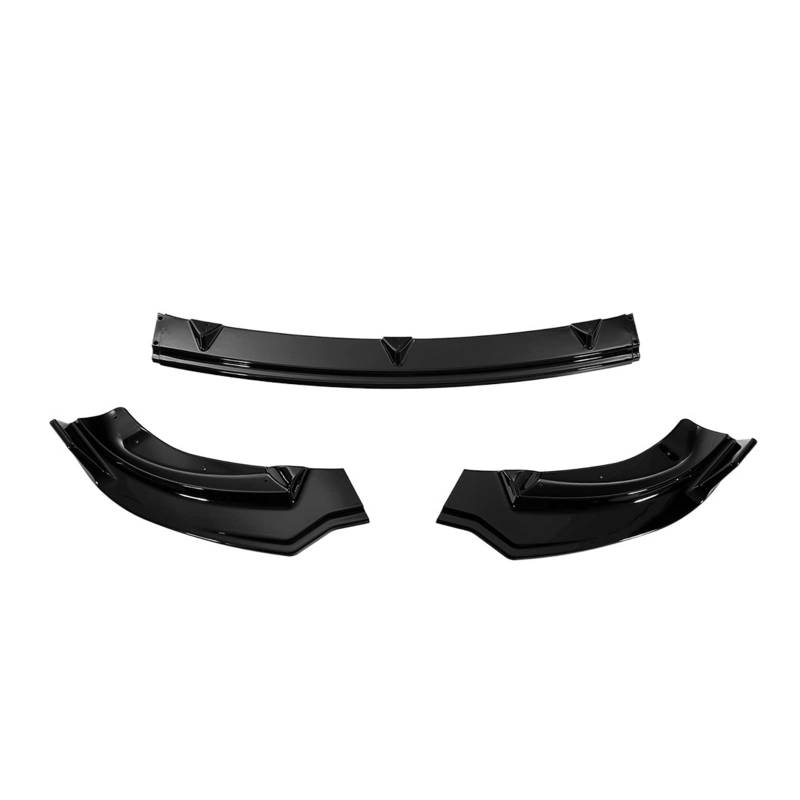 Front Lower Bumper Lip Spoiler Compatible With Tesla Model Y 2017-2021 Front Bumper Lip Body Kit Bumper Diffuser Spoiler Protector(Gloss Black) von KRALPOTIX