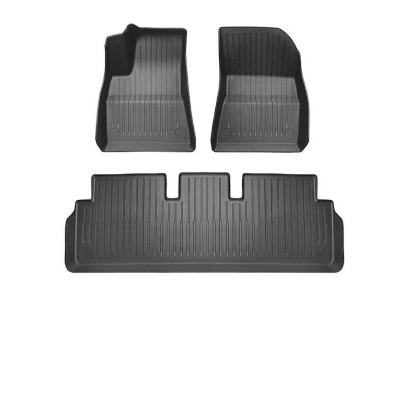 Fußmatten Kissen kompatibel mit Tesla Model 3 y 2021 2022 Auto Bodenliner Matte Modell Y Bodenmatten Accesorios(Model 3 single) von KRALPOTIX