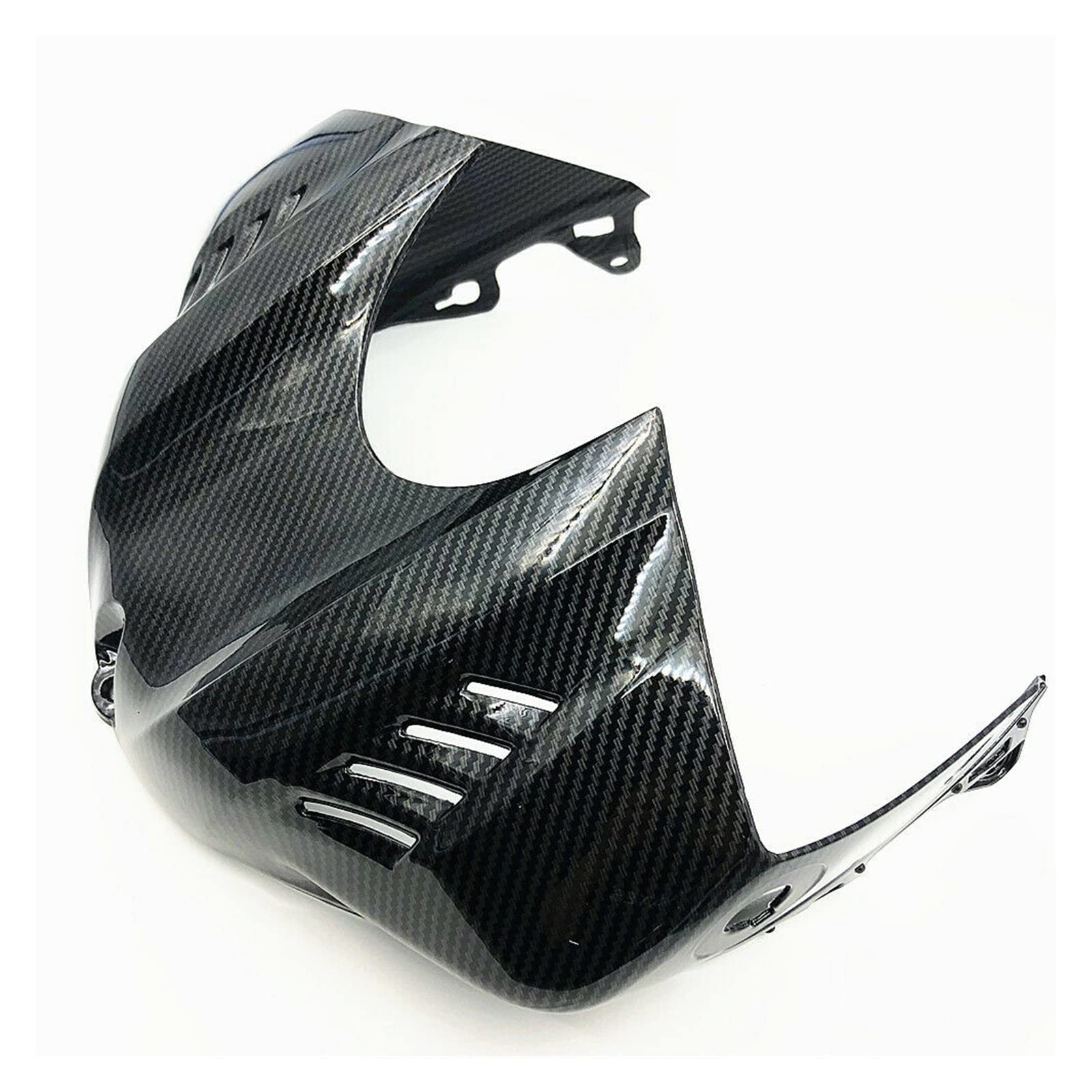 Hydro Dipped Carbon Fiber Finish Gas Tank Air Box Front Cover Panel Fairing Compatible With YAMAHA YZF-R6 2017-2020 R6 von KRALPOTIX