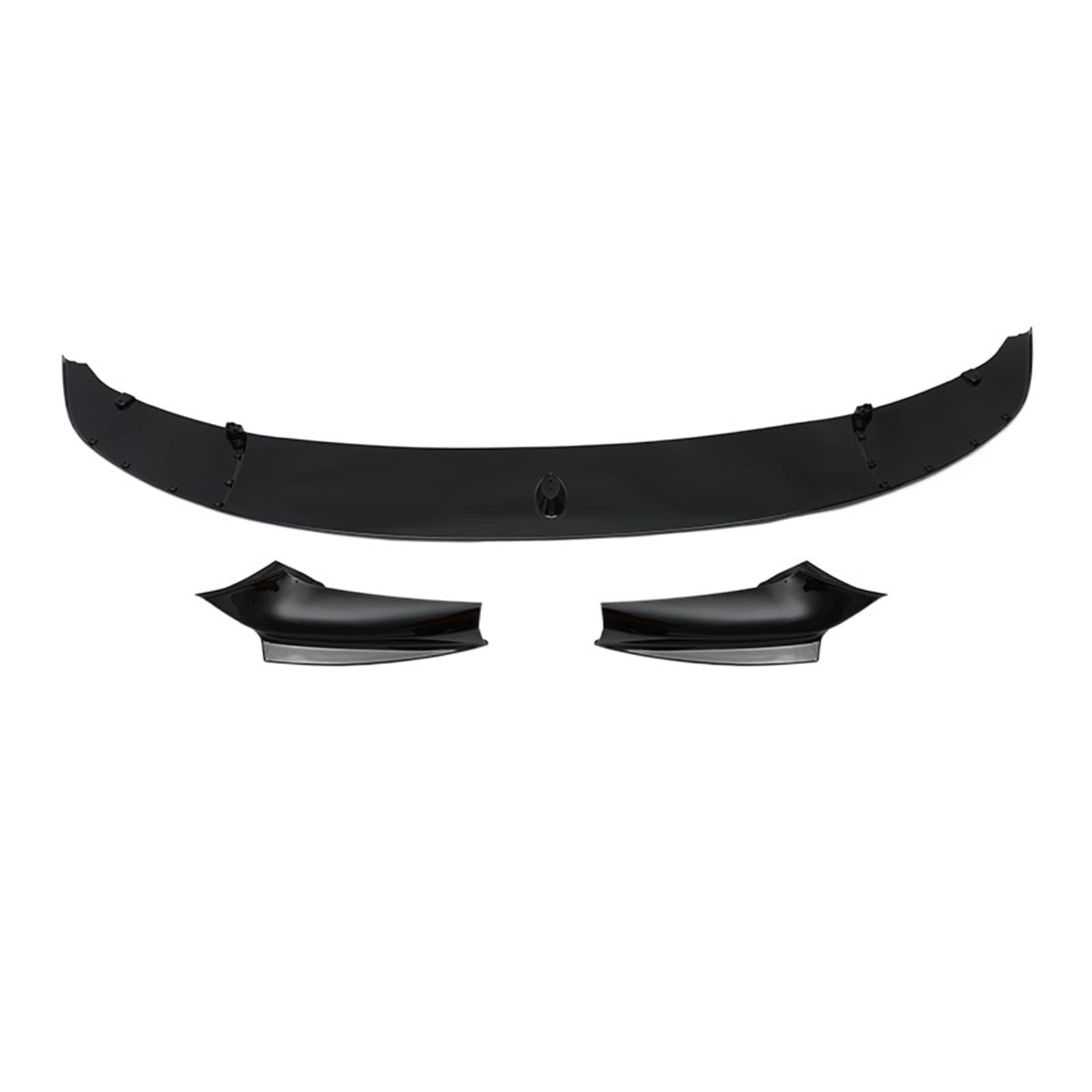 M5 Rear Bumper Diffuser Spoiler Front Lip Carbon Gloss Black Body Kit Compatible With M/W 5 Series F10 M Sport Tech 2010-2016(M P Front Lip) von KRALPOTIX