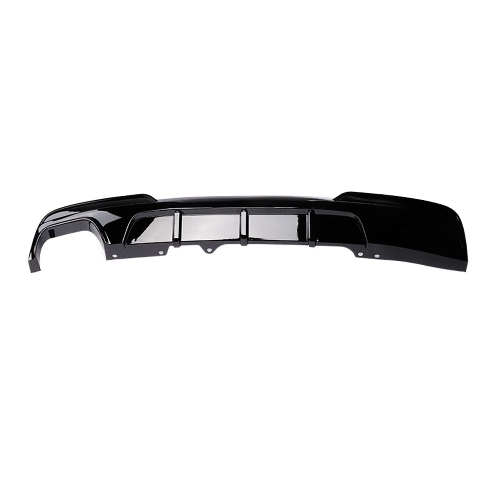 M5 Rear Bumper Diffuser Spoiler Front Lip Carbon Gloss Black Body Kit Compatible With M/W 5 Series F10 M Sport Tech 2010-2016(Single Dual Out) von KRALPOTIX