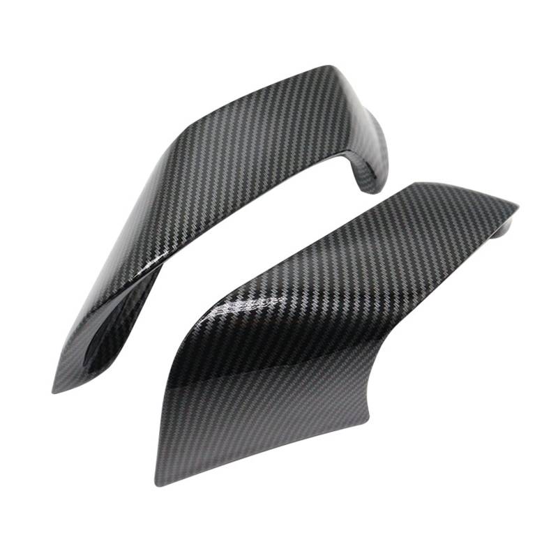 Motorcycle Winglets Aerodynamic Wing Kit Spoiler Accessories Compatible With YAMAHA YZF R1 R6 YZF-R1 2015-2022 YZF-R6 2017-2021 Fixed Wing(Carbon color) von KRALPOTIX