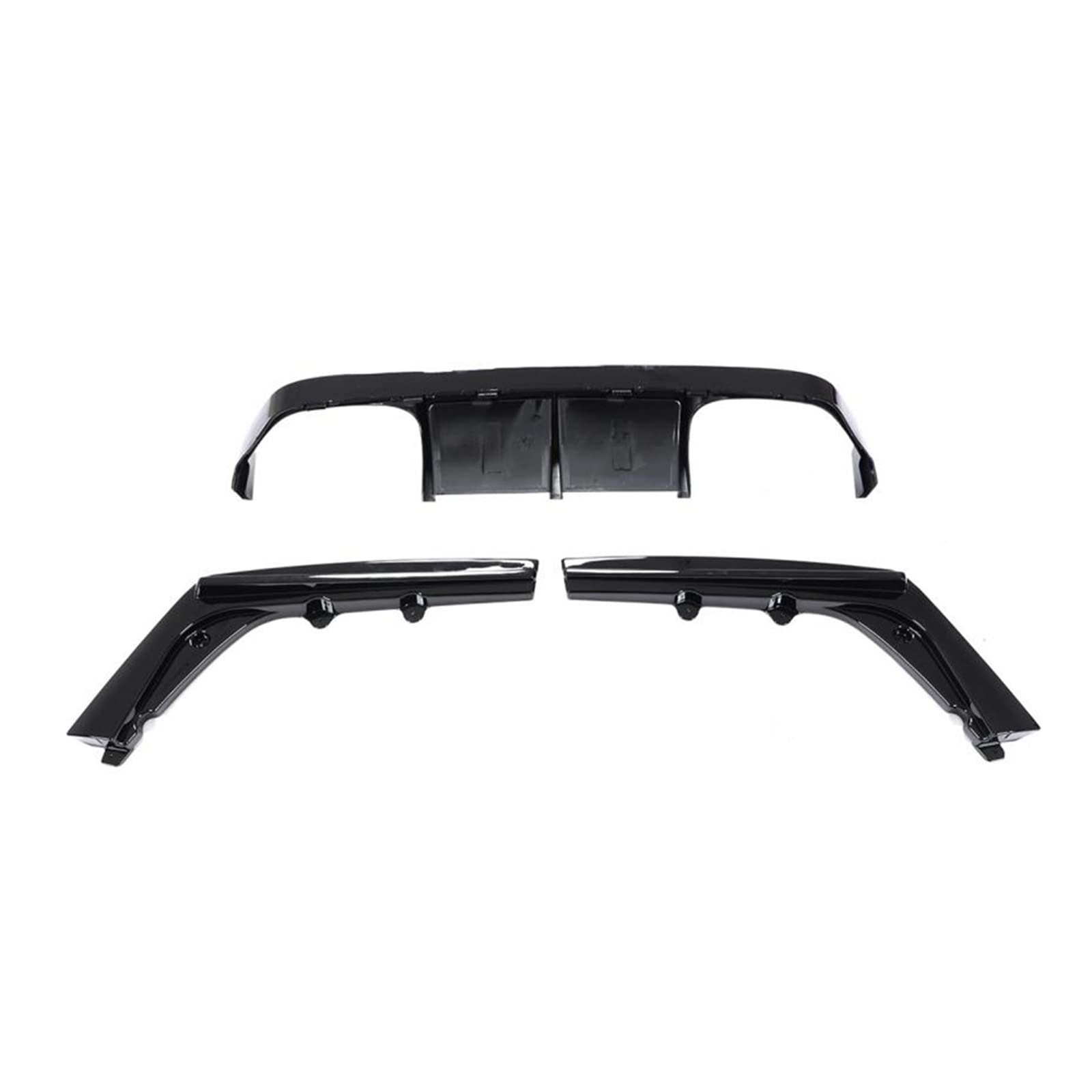 Rear Bumper Lip Spoiler Diffuser Compatible With M/W F80 M3 F82 F83 M4 14-19 Standard Convertible Rear Diffuser Carbon Fiber/Gloss Black(ABS Gloss Black) von KRALPOTIX