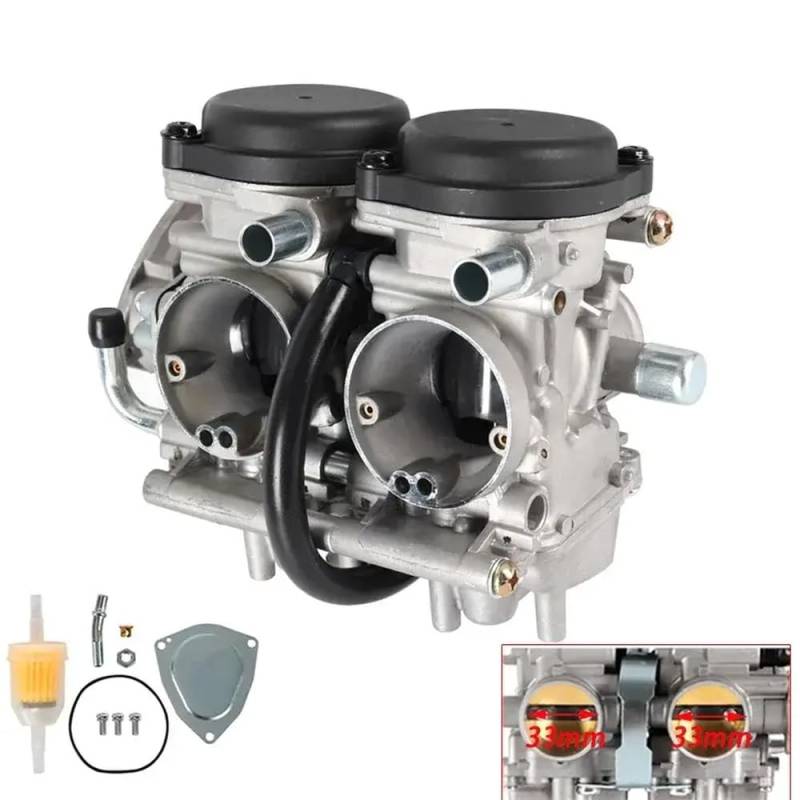 33 mm Motorradgarburetor kompatibel mit 660 660R YFM660 YFM 660R 2001 bis 2005 von KRHQPNFN