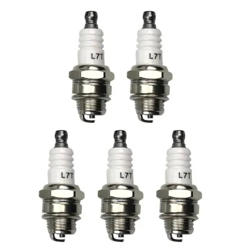 5pcs Zündkerze kompatibel mit L7T BM6A BPMR7A RCJ6Y RCJ7Y WSR5F für 33ccm bis 49cm von KRHQPNFN