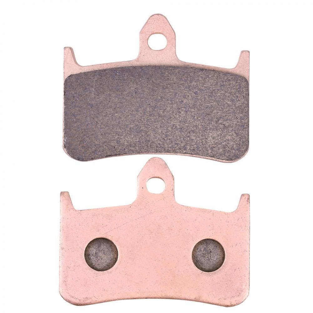 Motorrad-Bremsbeläge-Set, kompatibel mit CB250 CB250F Hornet NSR CB 250 NSR250 NSR250R NT400 NT650 Bros NC25 NT 400 650(Copper Front) von KRHQPNFN