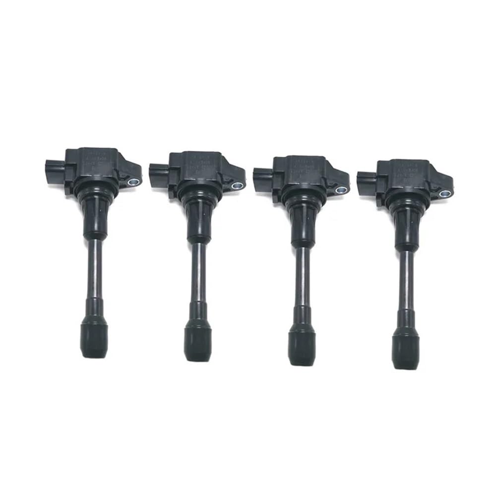 4PCS Zündspule 22448-ED000 Kompatibel Mit Micra Qashqai X-Trail Altima L33 Sylphy Cube März NP300 NV200 Hinweis 22448ED000(Black) von KRLAZdN