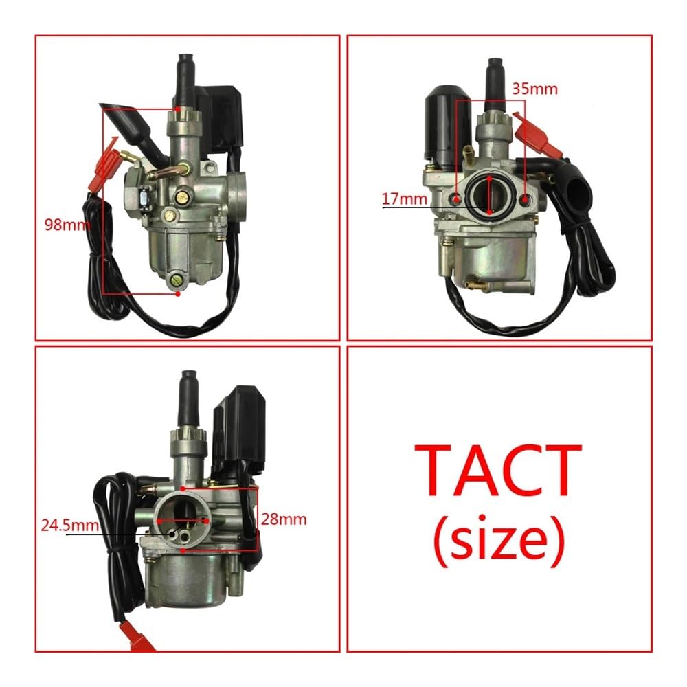 Kompatibel mit 17mm Vergaser 50cc DIO 24 30 Tact 50 SP ZX34 35 2 Takt Motor Roller von KRLAZdN