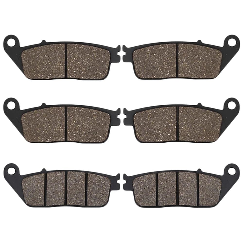 Motorrad-Bremsbeläge-Set vorne und hinten, kompatibel mit GL1500 Interstate Valkyrie 1997–2003, ST1100 Pan European 1990–2005(Front and Rear) von KRLAZdN