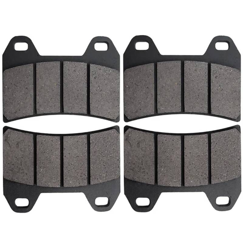 Motorrad-Bremsbeläge vorne und hinten, kompatibel mit TNT 1130 Cafe Racer Titanium Naked 2005–2007, TRE K 1130 2006–2010(2 pairs Front Pads) von KRLAZdN