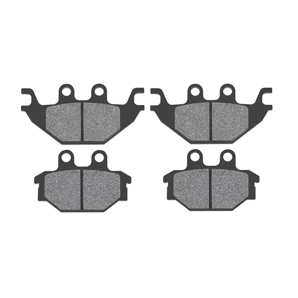 Universelle Bremsbeläge vorne und hinten, kompatibel mit 280 Quad Utility Crossroad 300 Sentinal Hurricane 320 RS XS S Quad 500S(2 Pairs) von KRLAZdN