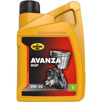 KROON OIL Motoröl Avanza MSP 0W-20 Inhalt: 1l, Vollsynthetiköl 37349 von KROON OIL