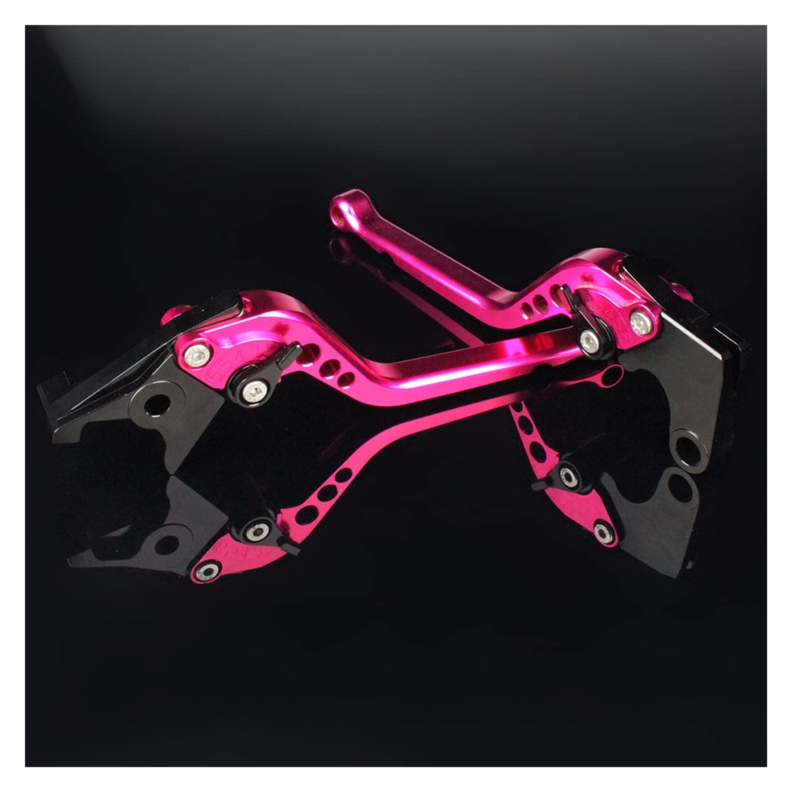 Kupplungshebel Für YZF R7 2021-2022 Für MT10 2022 2023 CNC Motorrad Einstellbare Bremse Kupplung Hebel Zubehör Bremshebel Hebel (Farbe : Pink 177mm) von KROREN