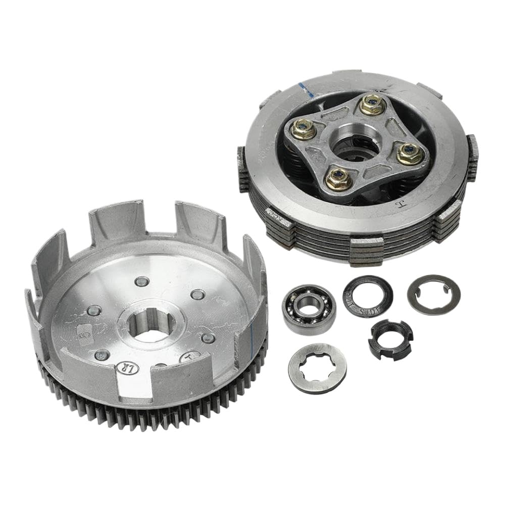 150 160ccm Motorradkupplung Baugruppe kompatibel mit YX Yinxiang 140 150 160 cc 2V 4V W063 W150-5 Horizontaler Motor Dirt Bike Teile(with Parts) von KRZkwA