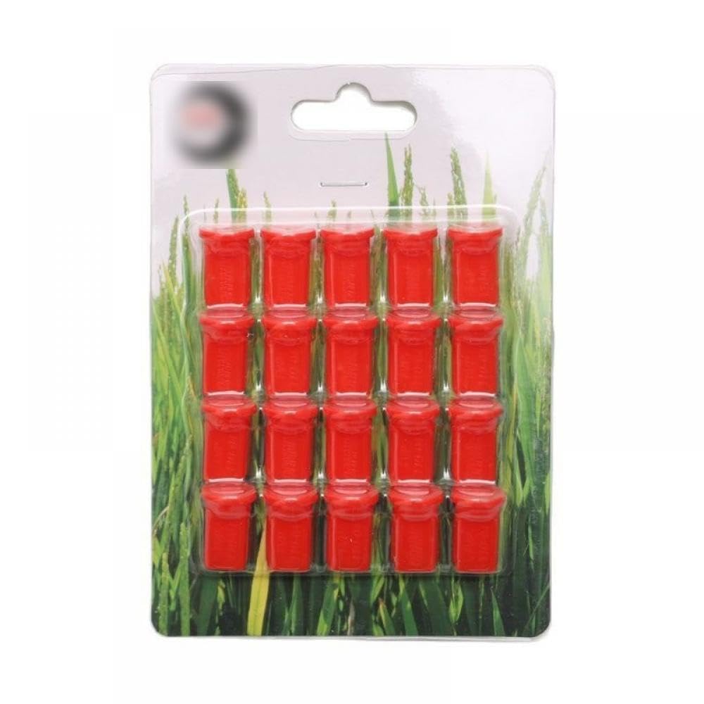 20PCS Landwirtschaft Drone Spray Düse Druck Winddicht Zerstäubung Flache Fan Düse Anti-drift Sprinkler Kompatibel Pflanzenschutz Zubehör(RED 04) von KRZkwA