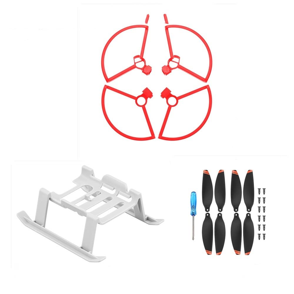 4 stücke Quick Release Propeller Schutz Schutz Ring Abdeckung Kit Kompatibel Mit D 2 SE Drone Zubehör(D 2 IN 1 C) von KRZkwA