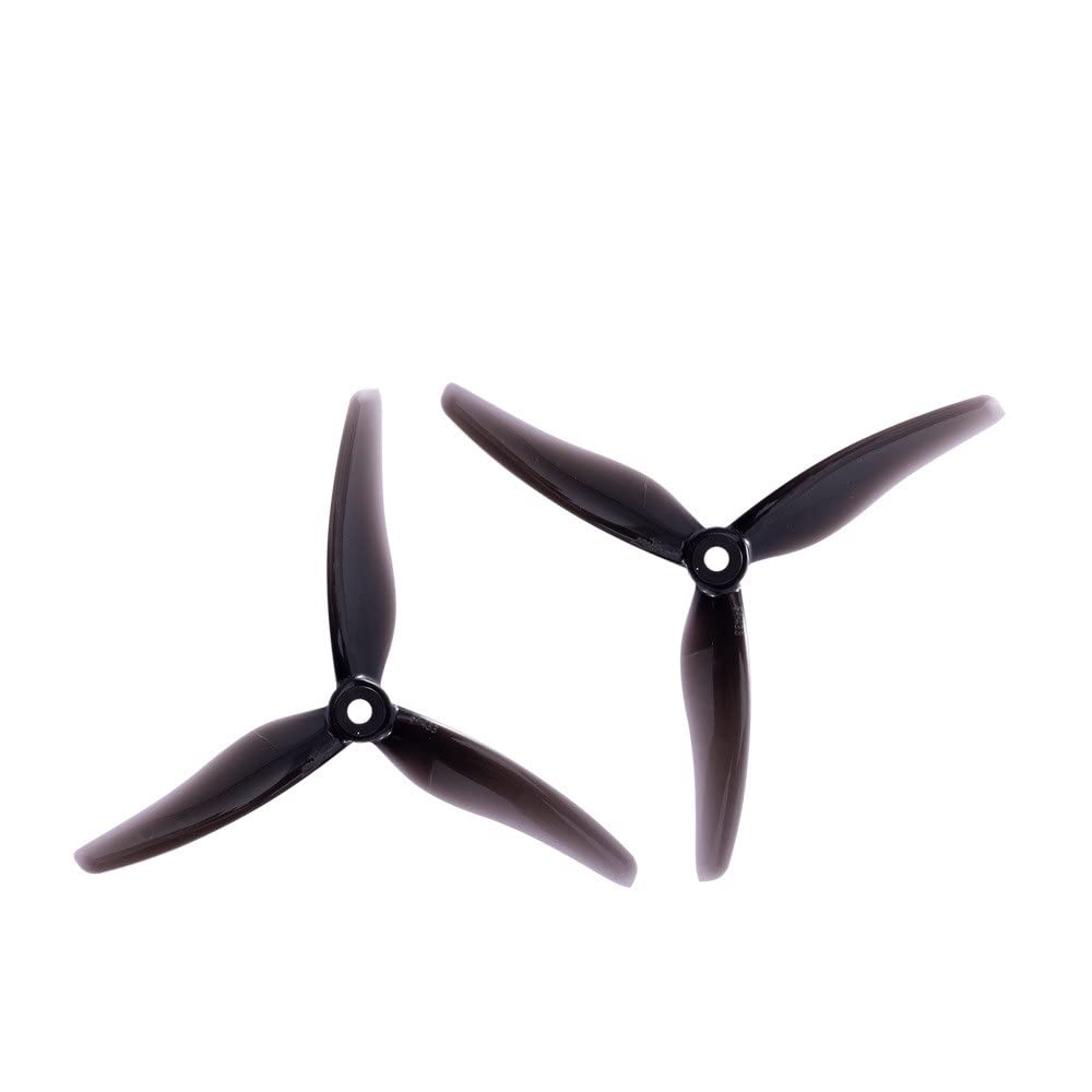 51433 5,1X4,33X3 3-PC Propeller Kompatibel mit RC FPV Racing Freestyle Drohnen 5 Zoll 5,1 Zoll Kompatibel mit 4S 6S 2206 2207 2306 Motoren(2PAIRS BLACK) von KRZkwA