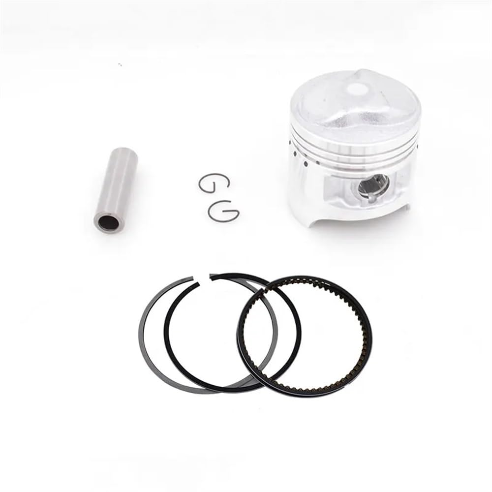 57mm Kolben 14mm Pin Ring Und Dichtung Set Für GS125 GN125 GS GN 125 125cc Motor Kompatible Motorrad Ersatzteile(Piston KIT) von KRZkwA