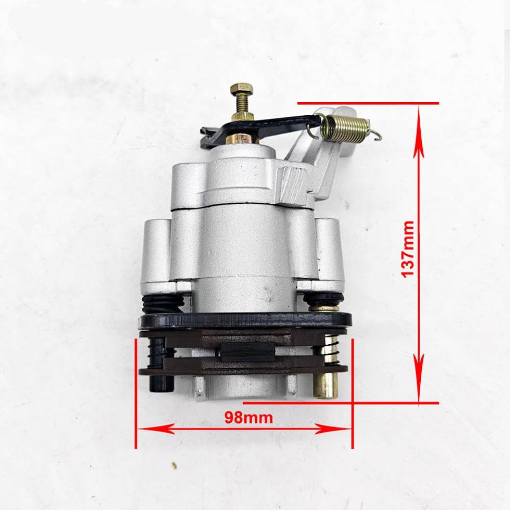 64 mm Bremssättel Links rechts hinten, kompatibel mit 190 220 230 240 mm Scheiben Kompatibel mit 250 cc 300 cc Elektro-Buggy Go Kart UTV ATV Quad(Left) von KRZkwA