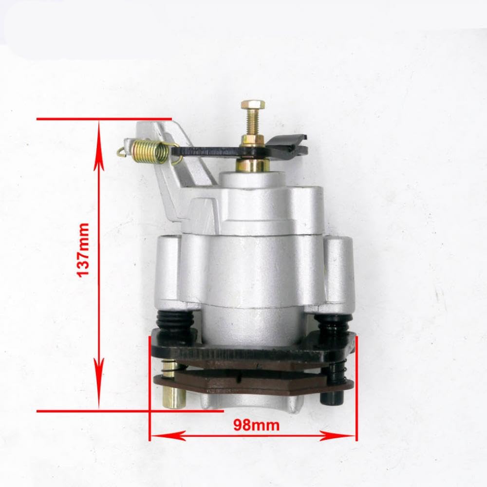 64 mm Bremssättel Links rechts hinten, kompatibel mit 190 220 230 240 mm Scheiben Kompatibel mit 250 cc 300 cc Elektro-Buggy Go Kart UTV ATV Quad(Right) von KRZkwA