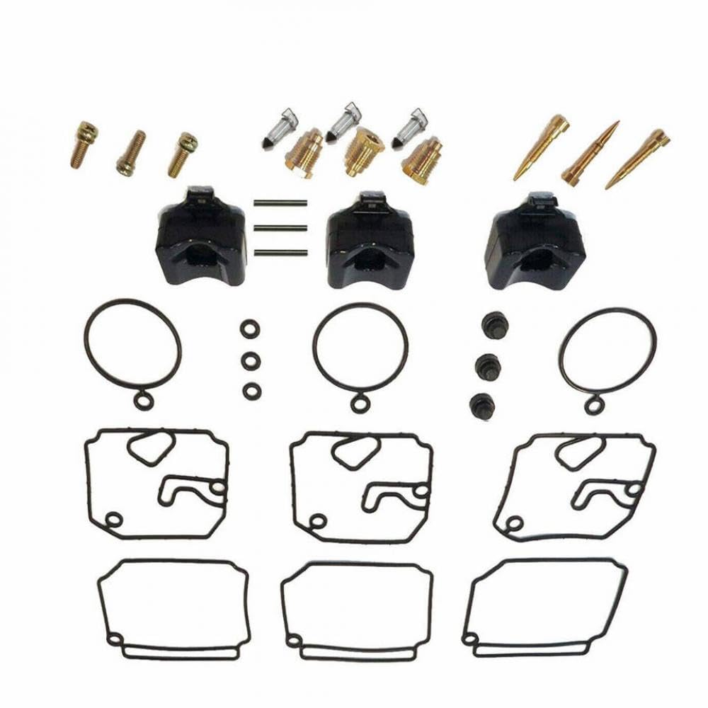 Carburetor Repair Kit Kompatibel mit 2 Strich 40 PS 50 PS-Außenbordmotoren kompatibel mit 6H4-W0093 6H4-W0093-02 6H4-W0093-03 6H4-W0093-04 und 18-7767 von KRZkwA