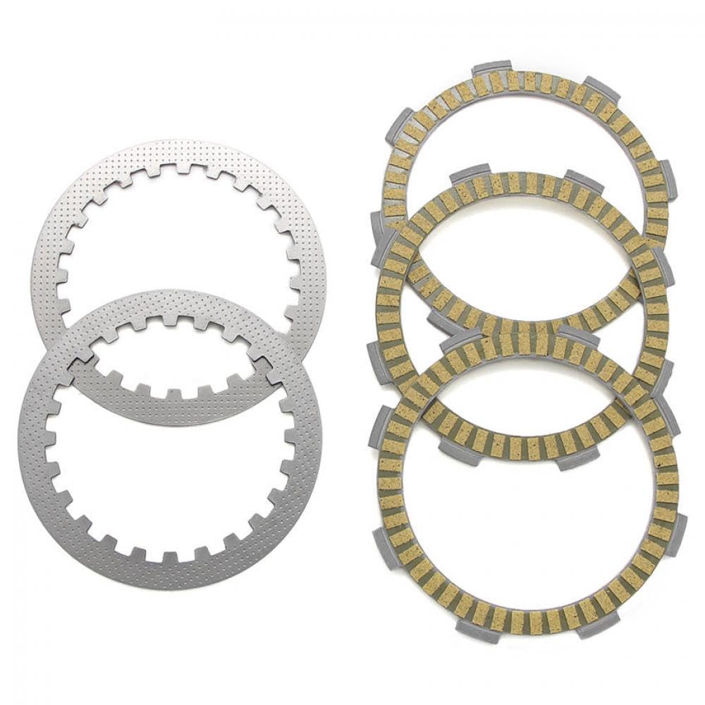 Clutch Friction Disc Plate Kit kompatibel mit CB50J CB50 MT50 CRF80F MB5 XL75 XL80S XR75 XR80 XR80R MB50 MBX50 NSR50 TLM50F von KRZkwA