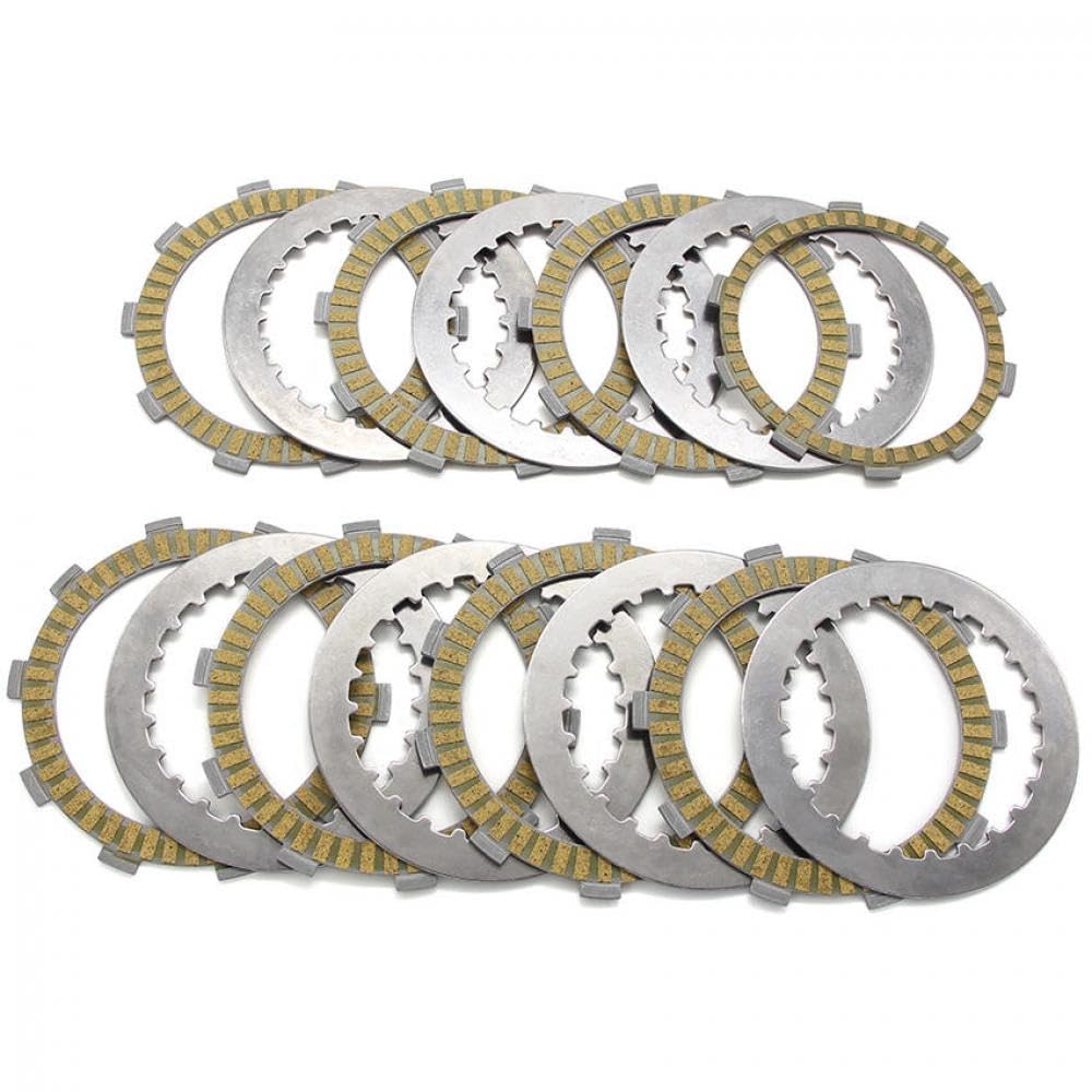 Clutch Friction Disc Plate Kit kompatibel mit NTV600 Revere NT650 Hawk GT Deauville XL650V Transalp XRV650 Afrika Twin von KRZkwA