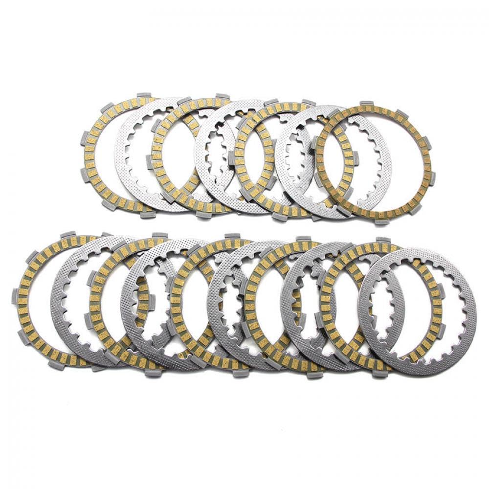 Clutch Friction Plate Kit Kompatibel mit FZ400 4YR 1997 kompatibel mit OEM 21V-16321-00 3XP-16321-00 8 1HX-16331-00 1 131-16324-00 von KRZkwA