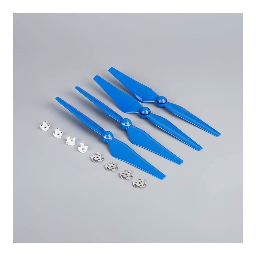 D Phantom 4 Pro Advanced 4er-Pack 9450S Ersatzpropeller mit Schnellverschluss, kompatibles Zubehör Kompatibel mit D Phantom 4 Pro Advanced(BLUE) von KRZkwA