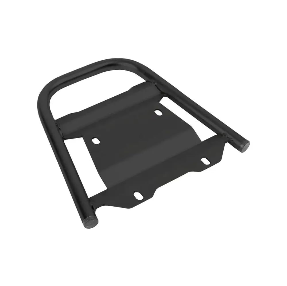 Edelstahl-Gepäckträger mit Motorrad-Heckkoffer-Satteltaschen-Packtaschen-Halterung, kompatibel mit 1050 DL1050 2020 2023(Black Top Rack) von KRZkwA