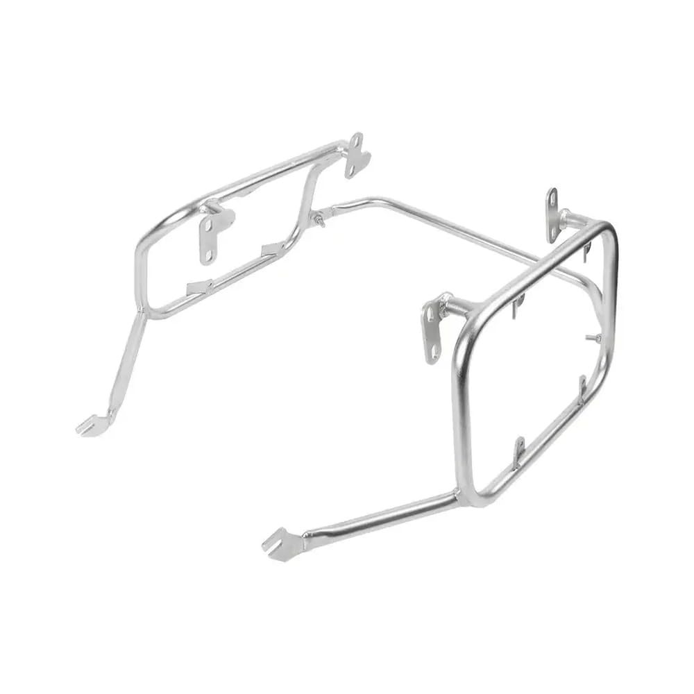 Edelstahl-Gepäckträger mit Motorrad-Heckkoffer-Satteltaschen-Packtaschen-Halterung, kompatibel mit 1050 DL1050 2020 2023(Silver Pannier Rack) von KRZkwA