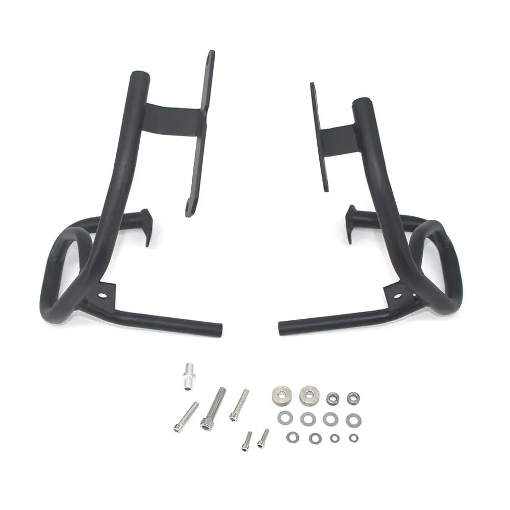 Edelstahl-Sturzbügel-Motorschutz-Rahmenschutz Kompatibel mit G310GS 2017–2022, kompatibel mit Motorrad, oberer und unterer Stoßstange(Lower Black) von KRZkwA