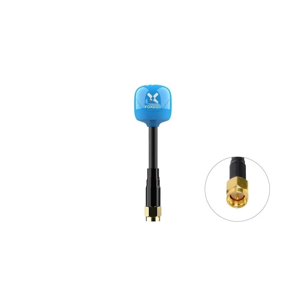 Foxeer Ant Lollipop 4 Plus 4+ FPV 2,6 Dbi RHCP SMA RPSMA UFL MMCX Omni LDS, kompatibel mit FPV-Renndrohnen(1PCS BLUE SMA) von KRZkwA