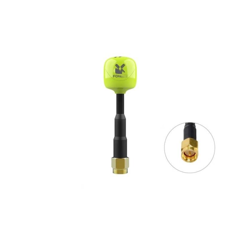 Foxeer Ant Lollipop 4 Plus 4+ FPV 2,6 Dbi RHCP SMA RPSMA UFL MMCX Omni LDS, kompatibel mit FPV-Renndrohnen(1PCS GREEN SMA) von KRZkwA