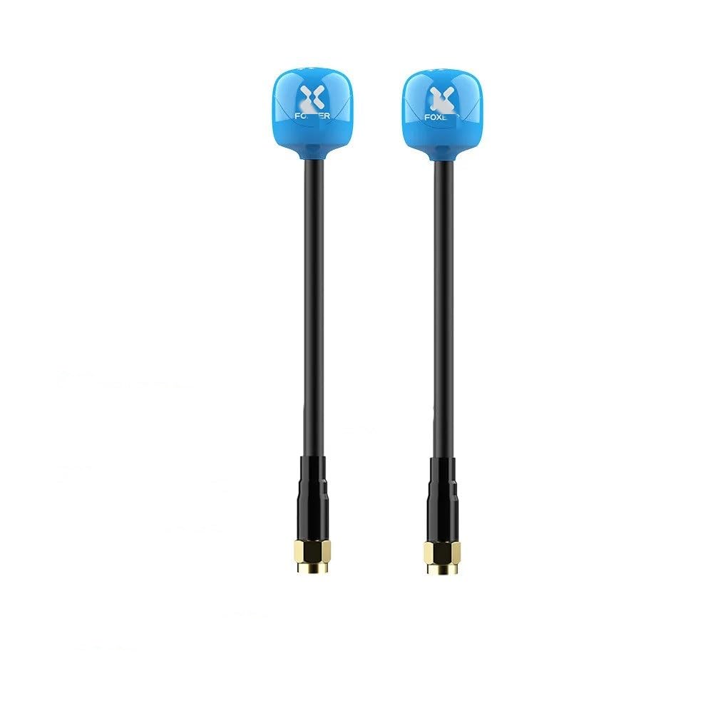 Foxeer Ant Lollipop 4 Plus 4+ FPV 2,6 Dbi RHCP SMA RPSMA UFL MMCX Omni LDS, kompatibel mit FPV-Renndrohnen(2PCS BLUE SMA 10CM) von KRZkwA