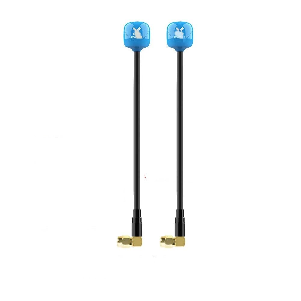 Foxeer Ant Lollipop 4 Plus 4+ FPV 2,6 Dbi RHCP SMA RPSMA UFL MMCX Omni LDS, kompatibel mit FPV-Renndrohnen(2PCS BLUE SMA 15CM) von KRZkwA