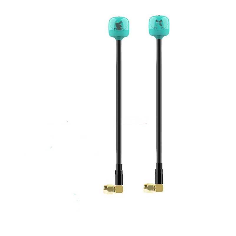 Foxeer Ant Lollipop 4 Plus 4+ FPV 2,6 Dbi RHCP SMA RPSMA UFL MMCX Omni LDS, kompatibel mit FPV-Renndrohnen(2PCS TEAL SMA 15CM) von KRZkwA