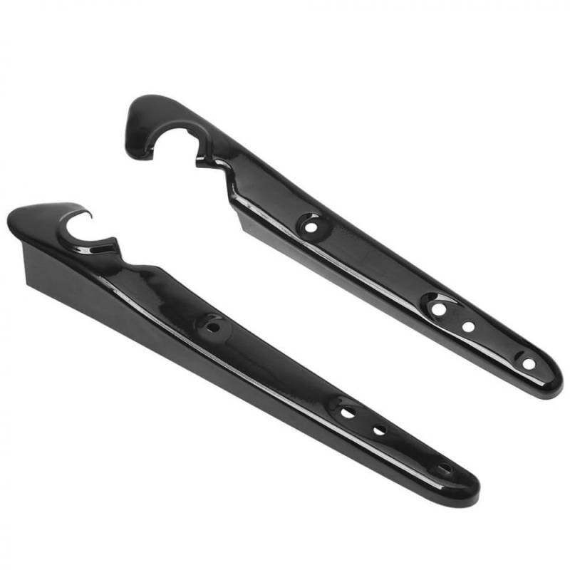 Gloss Black Rear Fender Strut Covers Mudguard Turn Support Bracket Compatible with Sportster XL 883 1200 48 72 von KRZkwA