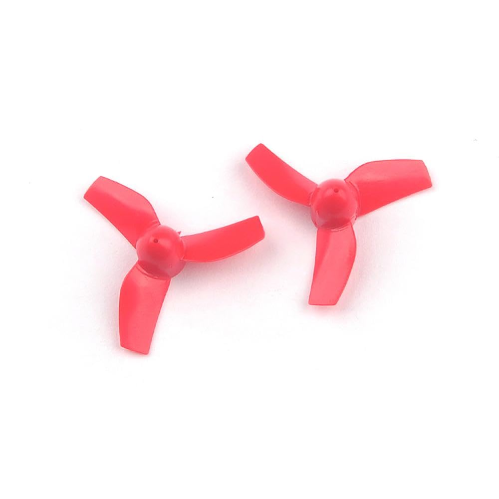 Inductrix E010 Tiny6 FPV-kompatibel 16 Paare 31 mm 3-4 CW CCW Propeller 0,8 mm Kompatibel mit gebürsteten Tinywhoop Drone 614 615 Motor(16PAIRS 3BLADE RED) von KRZkwA