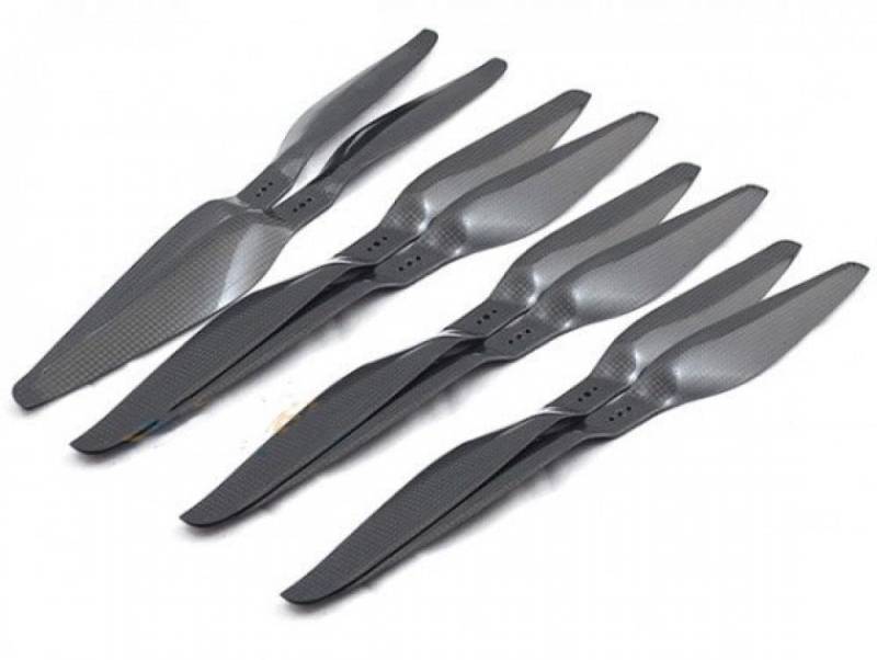 Kohlefaser-Propeller, kompatibel mit RC Quadcopter 8055 9055 1055 1155 1255 1355 1455 1555 1655 1755 CW CCW Multirotor-Flugzeug, 4 Paar(10X5.5) von KRZkwA